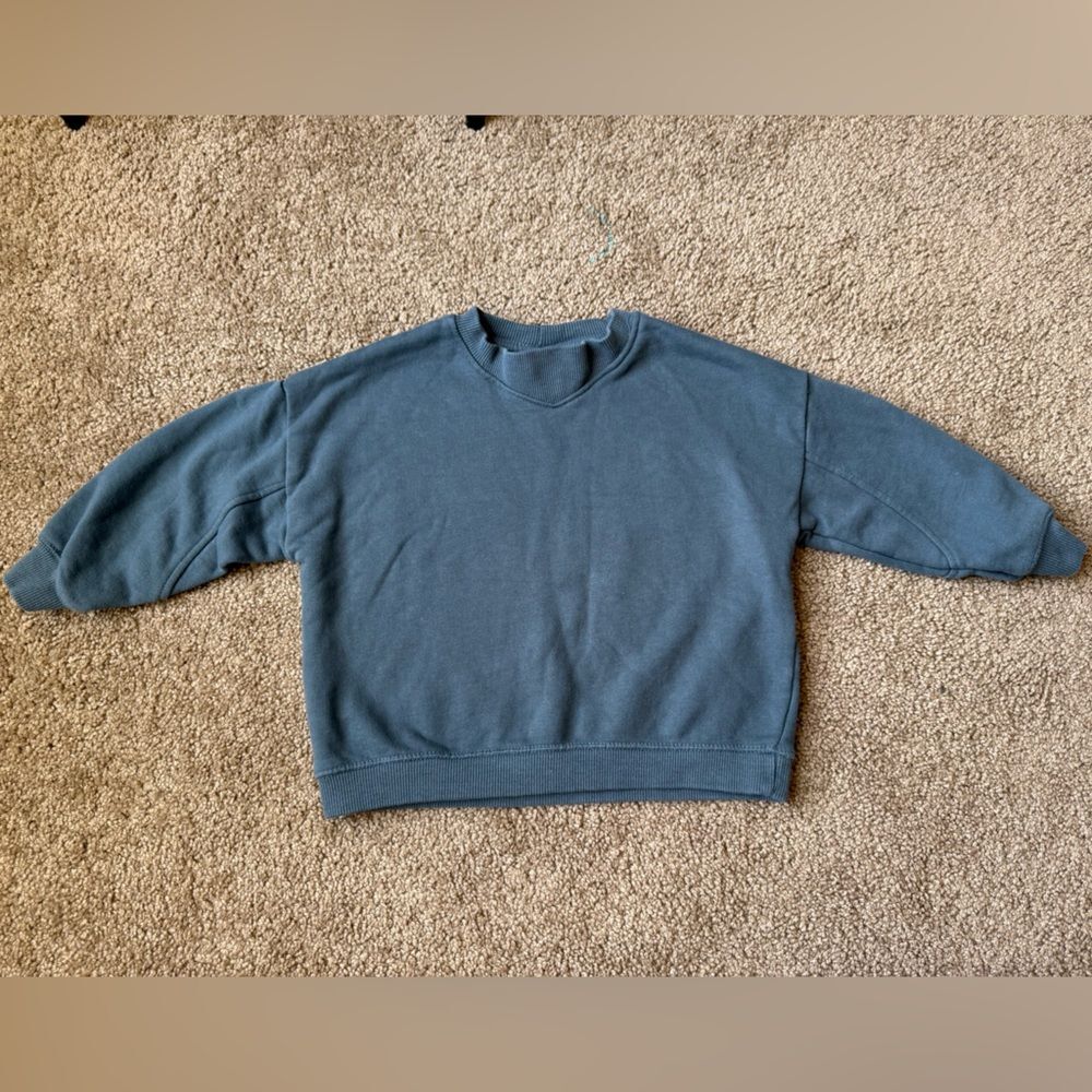 Zara Faded Blue Toddler Sweatshirt Size 2-3Y